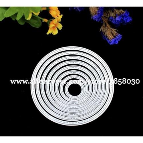 SPECIAL OFFER Round Sewing Thread Metal Die cutting Dies For DIY Scrapbooking Photo Album Decorative Embossing Folder 80725103
