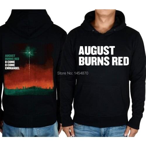 2 style Harajuku zipper pullover illustration August Burns Red Band cotton Punk Rock Hoodies winter jacket men Sweatshirt fleece