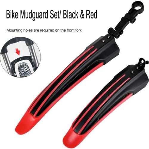 Bike Mudguard Bicycle Road Front Rear Fender MTB Mud Guard Wings For 20-26 Inch Bicycle Universal Fender Bicycle Accessories