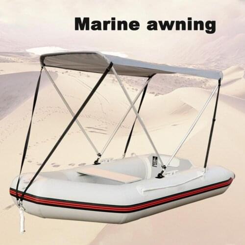 Waterproof Boat Canopy Resist UV Ray Thicken Strap Top Cover Kayak Awning Sun Shade Cover Accessories for Yacht Car Canopies