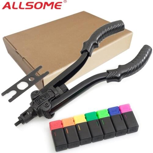 ALLSOME 619 Riveter Nut Gun Rivet Nut Tool Rivnut Tool Blind Rivet Insert Manual Riveter Nut Riveting Rivnut Tool