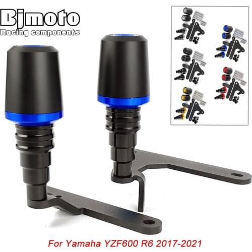 Motorcycle Falling Protection For Yamaha YZF600 R6 2017 2018 2019 2020 2021 Frame Slider Fairing Guard Anti Crash Pad Protector