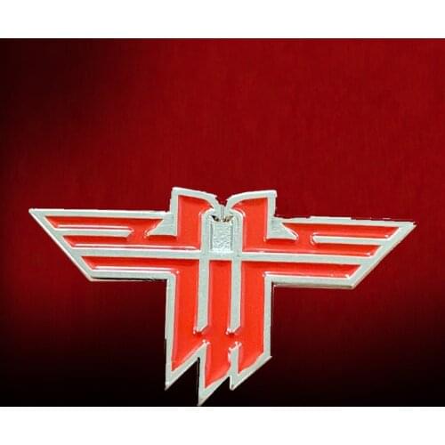 Wolfenstein The New Colossus Logo Enamel Pin game doom Badge Gamers Gift