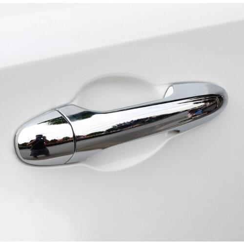 ABS Chrome For Toyota Yaris sedan Xls 2019 Accessories Car Door protector Handle Decoration Cover Trim Sticker Car Styling 8PCS