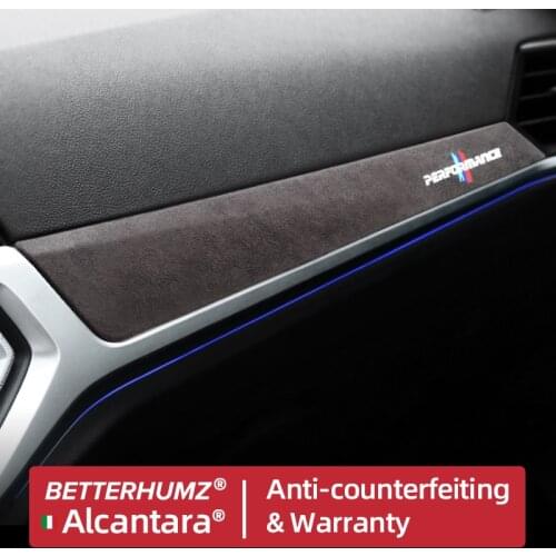 BETTERHUMZ Alcantara For BMW 3 Series G20 G28 325i M Performance Dashboard Panel Trim Cover Sticker Decorative Car Accessories