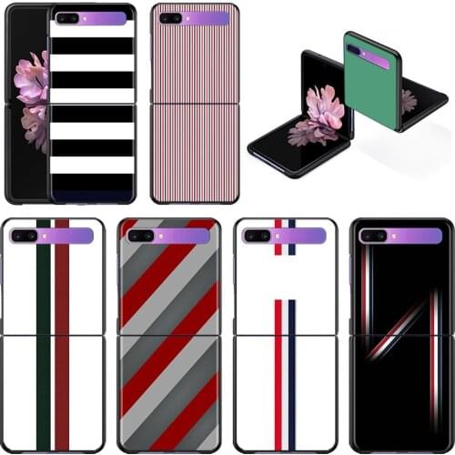 Phone Case For Samsung Galaxy Z Flip3 5G z flip Cover Hard Shell Black Fundas PC para Tom Brown