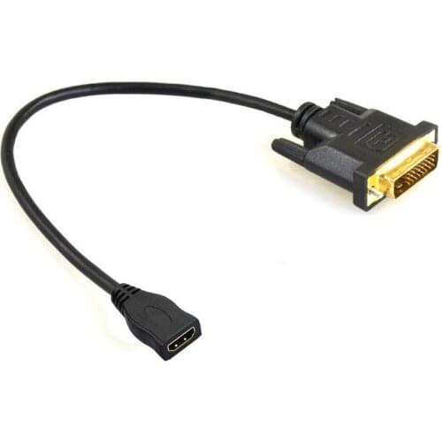 HDMI-compatible Bus To DVI Male 24+1 HD Conversion Line Transfer Mutual