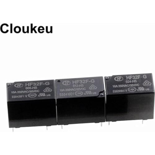HF32F-G-024-HS 24V 10A Relay DIP4 JZC-32F-G-024-HS