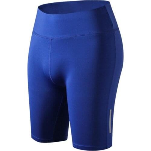 Womens Compression Fit Tight Night Reflective High Waist Elastic Women Tight Bottom Slim shorts j2