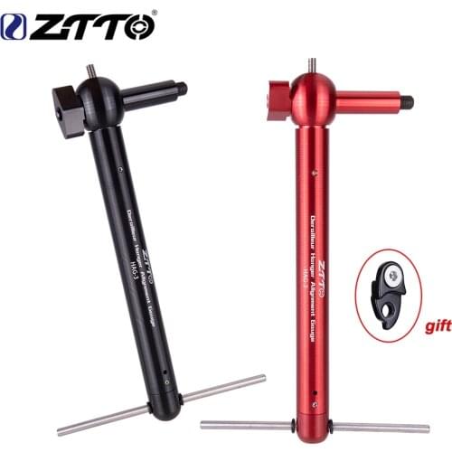 ZTTO Derailleur Hanger Alignment Gauge Professional Bicycle Tool Measure Straighten MTB Dropout Repair Tool Road Bike hangerTool