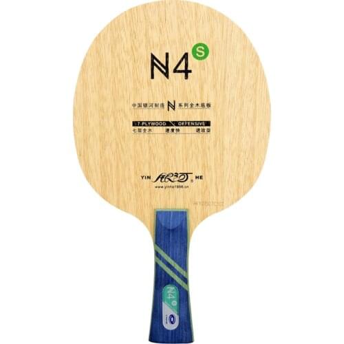 Yinhe N4S 7 plywood Offensive Fast table tenis blade/ ping pong blade Free Shipping