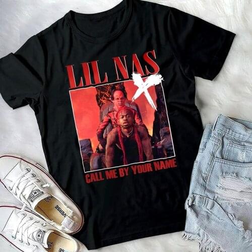 Lil Nas X Call Me By Your Name Tee 2021 Lil Nas X Fan Club Shirt Lil Nas X Fan Gift Gift for Her Trendy Gift Shirt