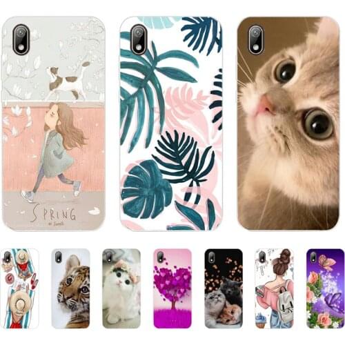 Soft Case For Silicone Back Cover For Cute Phone Cases Cover Bumper for Huawei Y5 Y6 Prime Y7 Pro 2017 2018 2019 Y3 II Y5 II