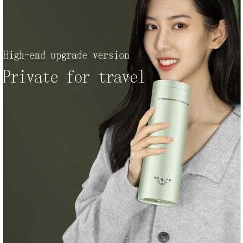 Portable Fast Boiling Bottle Water Kettle 110V-220V Travel Outdoor Electric Cup Water Heater Insulable Water Boiler Teapot
