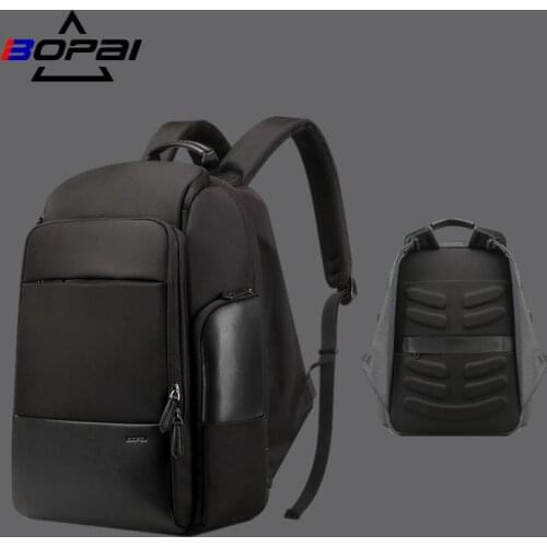 BOPAI Backpacks Waterproof USB Charging School Bag Anti-theft Business Backpack Fit 17 Inch Laptop Travel High Capacity Backpack