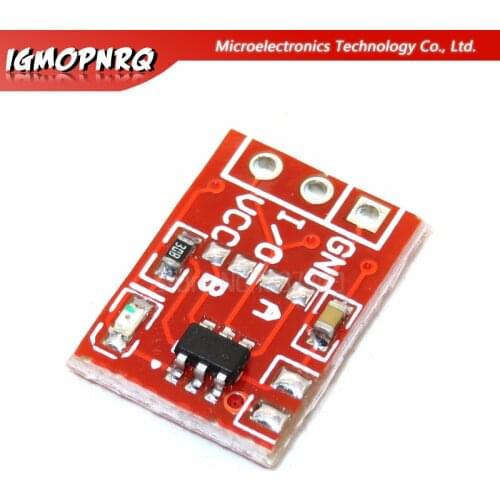 10PCS TTP223 Touch Key Switch Module Touching Button Self-Locking/No-Locking Capacitive Switches Single Channel Reconstruction