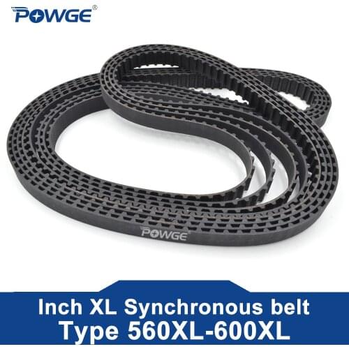 POWGE XL Timing belt 200/202/204/206/208 Width 025 037 Teeth 100 101 102 103 104 Synchronous Belt 200XL 202XL 204XL 206XL 208XL