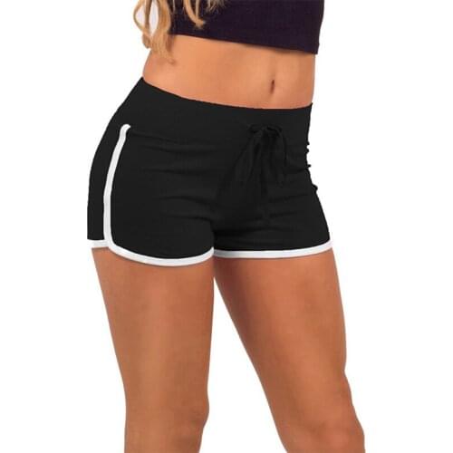 Sportswear Women Yoga Shorts Summer Sport Short For Women Low Waist Drawstring Workout Fitness Gym Shorts Girls