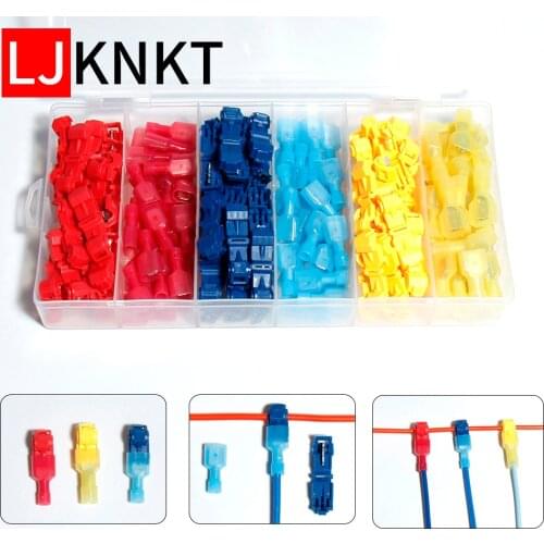 T electric Wire connection Crimping terminal quick lead Avoid peel convenient clamp Cable Joint holder Clip connector