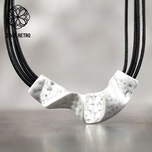 Trend Chokers Necklace for Women Costume Jewelry Rope Neck Chains necklaces & pendants Jewellery Vintage Suspension Accessories