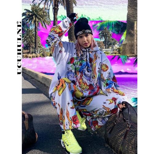 Женские толстовки с принтом UCUHULNL China At AliExpress