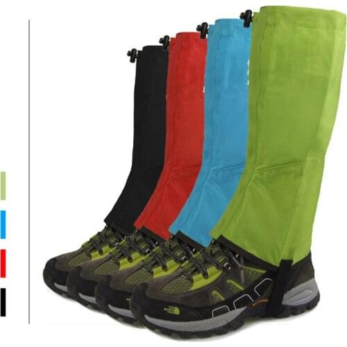 1 Pair Waterproof Outdoor Hiking Walking Climbing Hunting Snow Legging Gaiters Ski Gaiters For Men And Women