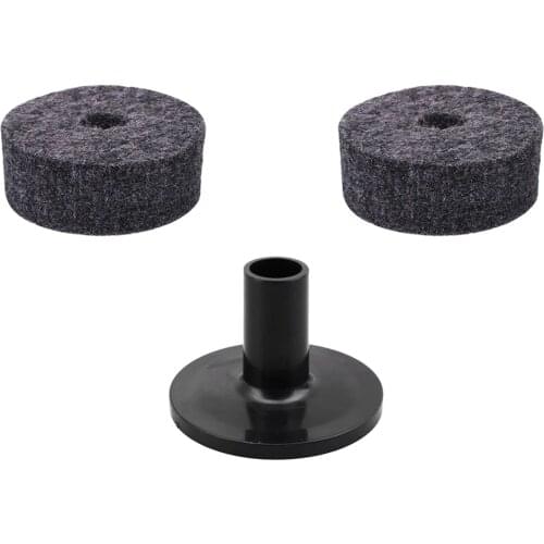 1pc Cymbal Sleeve+2pcs Drum Set Felt Washers Percussion Drum Set Parts