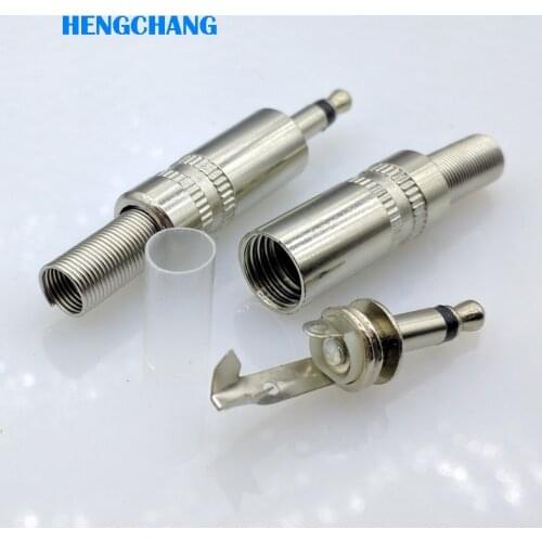3.5mm plug RCA Audio Connector RCA audio plug 3.5mm jack mono Headphone 10pcs/lot