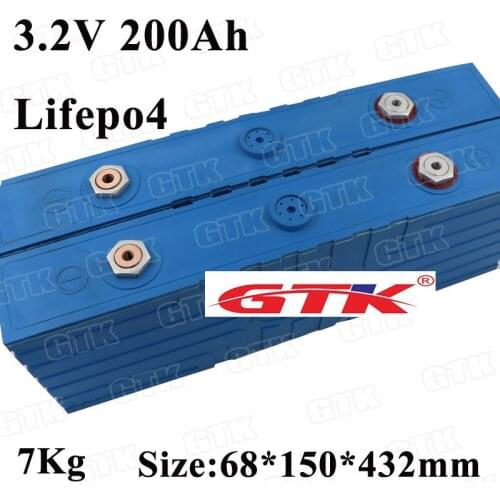 4pcs 3.2V 200Ah LiFepo4 lithium battery for 12V 24V 36V 48V battery pack DIY solar energy system golf carts EV RV UPS home