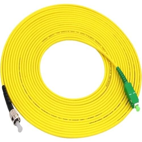5PCS/bag SC/ APC-ST/ UPC Simplex mode fiber optic patch cord Cable 2.0mm or 3.0mm FTTH fiber optic jumper