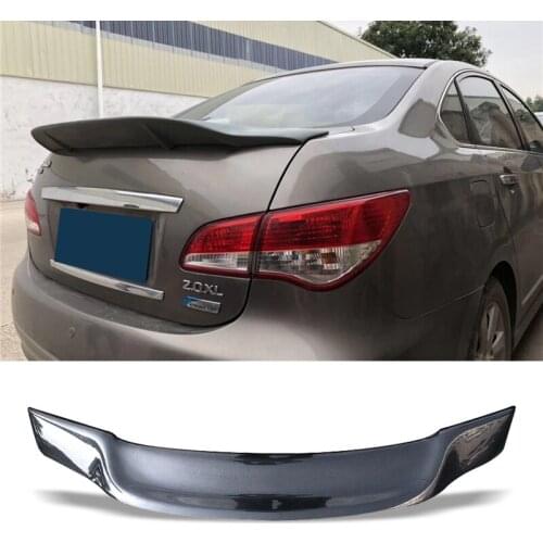 Car Trunk Spoiler Carbon Fiber Auto Rear Trunk Wing R For Nissan Sentra Sylphy 2006 - 2011 Style Refit Accessories Spoiler