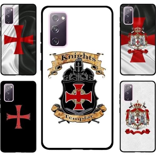 Knights Templar Coat of Arms For Samsung S20 FE S8 S9 S10 S10e S21 Case For Galaxy Note 20 Ultra Note 10 Plus Coque