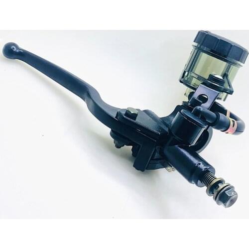 Black Universal 22MM 7/8'' Motorcycle Right Brake Clutch Pump Master Cylinder Lever For Choppers Cafe Racer Triumph Honda