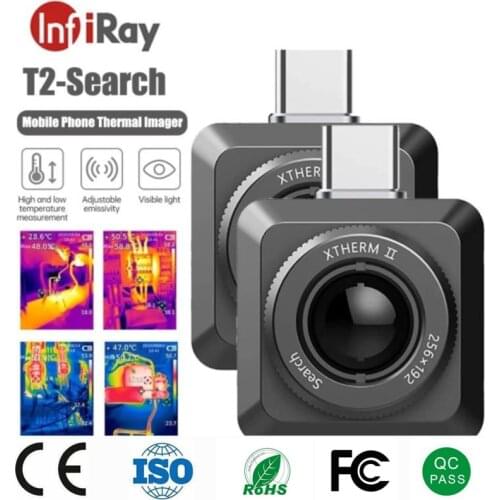 InfiRay Infrared Thermal Imager Outdoor Hunting Detector Night Vision Camera For Phone Type C Thermal Imaging Camera T2-Search
