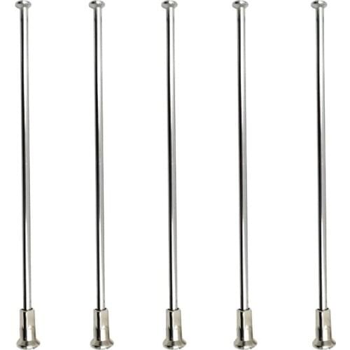 JQORG 8G Straight Pull Spokes Diameter 4.0 mm 304 Stainless Steel Material Motorcycle Straight Head Spokes With Caps 36 Pieces