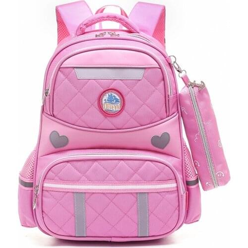 Cute Girls Backpacks Children School Bags For Girls Orthopedic Waterproof Kids School Bag with Reflective Strip Mochila Escolar