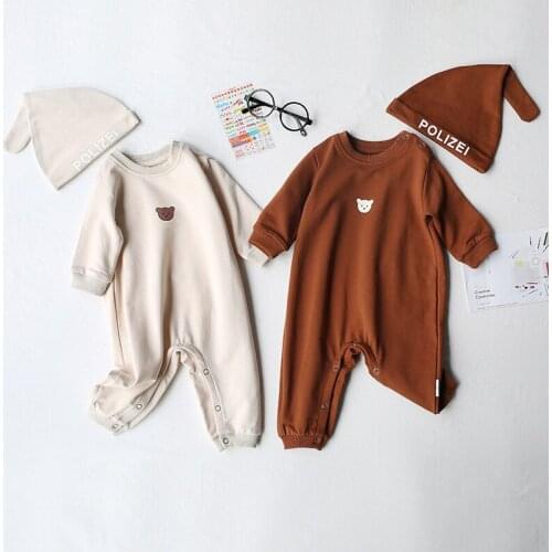 9099 Family Matching Clothes Parent-child Hoodies Autumn 2021 Sweater Baby Crawling Clothes Dad Mom-child Exotic Bear Pullover