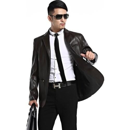 Boollili Leather Jacket Men Casual Spring Autumn PU Leather Jackets 2020 Hot Sale Motorcycle Leather Jacket Plus Size 4XL