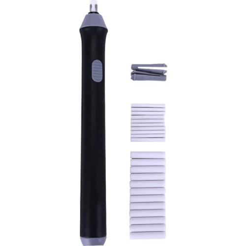 Electric Eraser Kit Automatic Pencil Eraser with 22pcs Additional Replaceable Rubbers DF