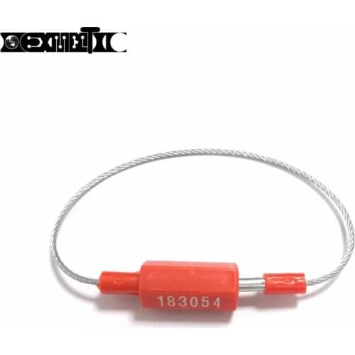 New 20pcs Plastic tightening security wire seals 24cm cargo container seals cable seals plug wire blockade Anti-oil, sunscreen