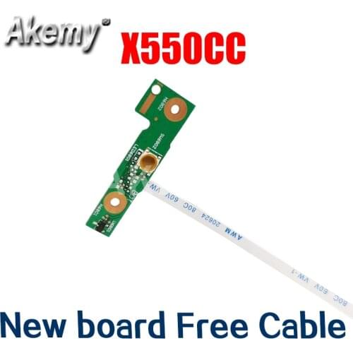 Power Button Board For Asus X550C A550C X550V Y581C X550CC X552C X550VC X550CL X550CA X550VC X550V Laptop Switch Board W/ Cable
