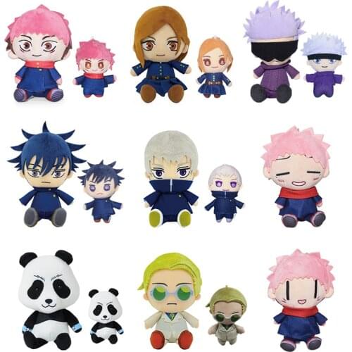 Jujutsu Kaisen Plush Anime 10cm/15cm Cosplay Dolls Pendant Yuji Itadori Costume Cute Soft Plush Baby Toys