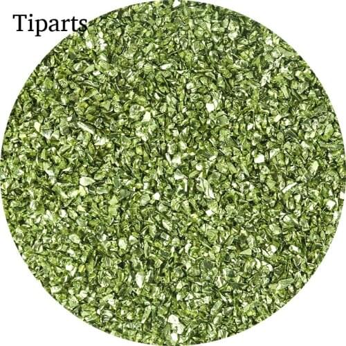 Mixed Color Chameleon Nail Gravel Glitter Small Irregular Glass Plating Beads For Nail Art 3D Decoration Stone In DIY Tips