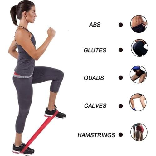 Yoga Rubber Fitness Bands Training Fitness Gym Exercise Gym Home Strength Resistance Bands Sport Crossfit Workout Equipment