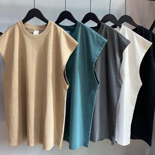 SLASKUST Men's Sleeveless T-Shirts