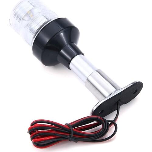 1pc Waterproof LED Navigation Light For Car Yacht Boat Stern Anchor Light 12-24V Marine Sailing Signal Lamp