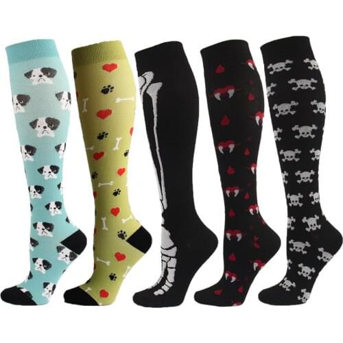Winter Novelty Funny Sports Long Socks Men Women Basketball Football Socks Riding Socks Hip-Hop Nylon Nursing Compression Socks