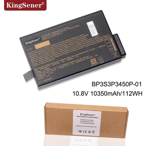 KingSener 10.8V 10350mAh Laptop Battery for Getac X500 V100 V1010 V200 M230 BP-LP2900/33-01PI BP3S3P3450P-01 441128400007 112WH