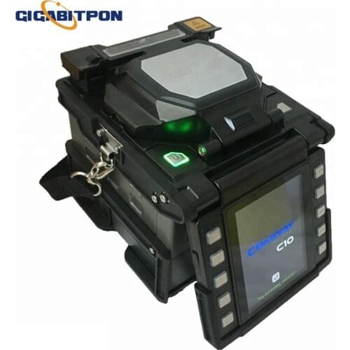 Free shipping, multi-tone Conway C10 PAS technology automatic fusion splicer 6 motor core aligning fiber end face fusion splicer