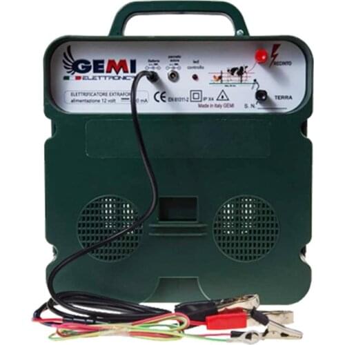 Electric Fence Energiser Dual Power Supply 12V (Battery) / 220V Powered 5 KM For Electric Fences Electric Fencing B/12